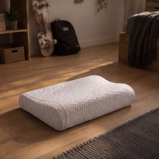 Latex Pillow with Neck Support for Ages 8-15