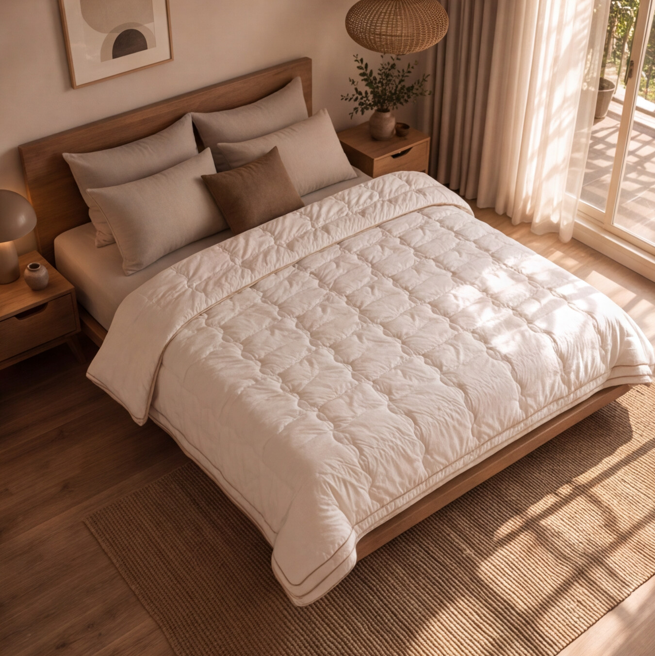 Wool Double Bed Quilt